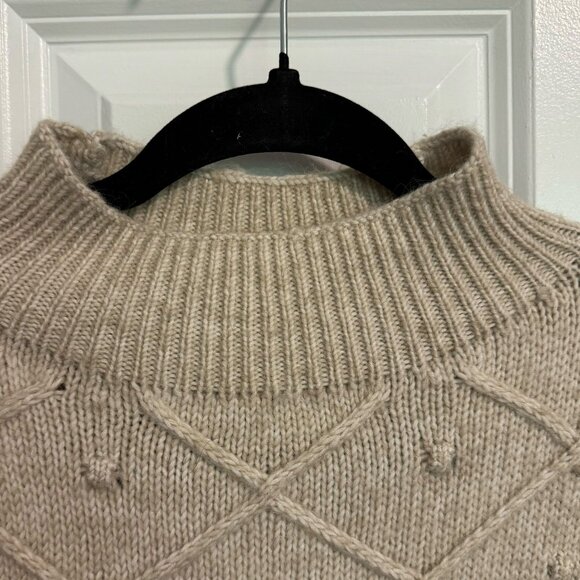 Calvin Klein Tan Mock Neck‎ Pullover Sweater - Size Small - Picture 4 of 7